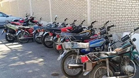 توقیف ۳۷ دستگاه موتورسیکلت متخلف در اندیکا