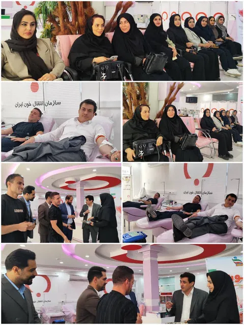 جوانان و ورزشکاران لرستانی آیین اهدای خون را به مناسبت روز مقاومت اجرا کردند