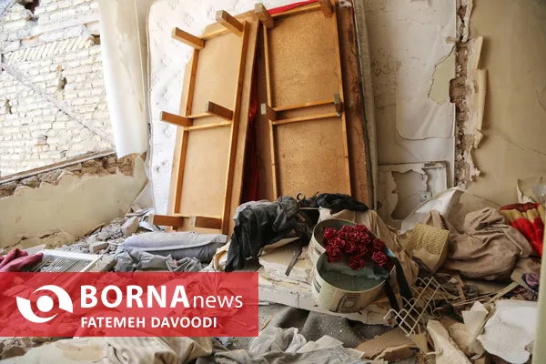 مناطق مورد اصابت تهران