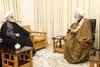 دیدار رئیس دستگاه قضا و آیت الله جوادی آملی