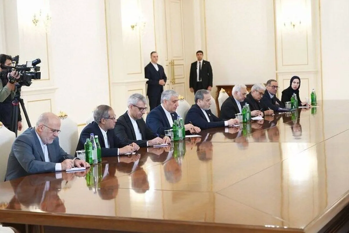 Araghchi Meets Aliyev in Baku; Stresses Diplomacy to Resolve Misunderstandings, Expand Ties