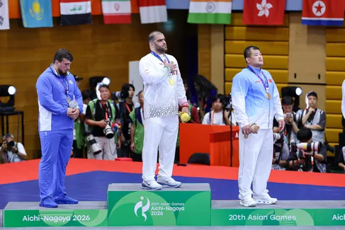 مدال طلای امین میرزازاده در کشتی / NOGOYA2026
