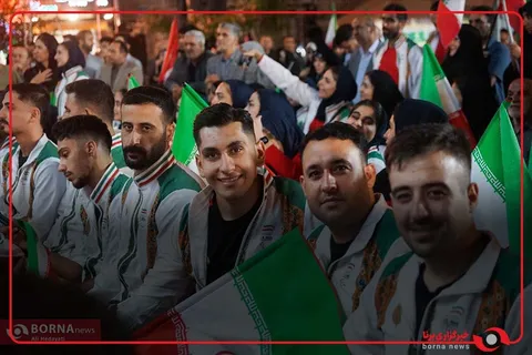 تصاویری از مراسم بدرقه ورزشکاران اعزامی به بازیهای پاراآسیایی ناگویا