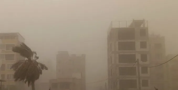 وزش باد شدید و گردوخاک در شرق کشور