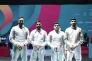 شمشیربازی قهرمانی جهان؛ پایان کار تیم سابر با شکست مقابل ژاپن
