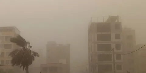 هشدار هواشناسی سطح زرد در کرمان؛ وزش باد شدید و خیزش گردوخاک تا دوشنبه