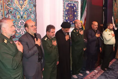 برگزاری مراسم عزاداری سومین روز تدفین قائد شهید امت در لاهیجان