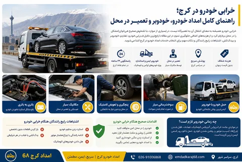 خرابی خودرو در کرج؛ بعد از خاموش شدن خودرو چه اقداماتی انجام دهیم؟