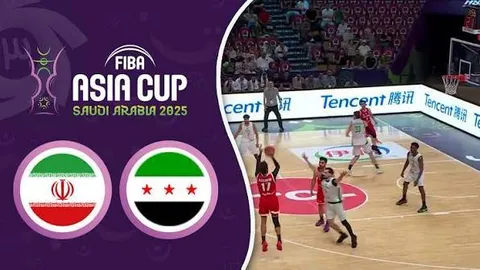 پخش مستقیم بسکتبال ایران و سوریه در شبکه ورزش