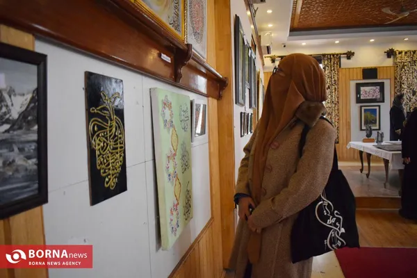 نمایشگاه هنری نقش و نگار در کشمیر هند