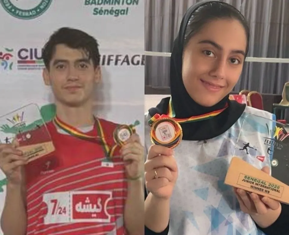 دو طلای نمایندگان ایران در مسابقات بین‌المللی بدمینتون