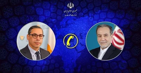 گفت‌وگوی تلفنی وزرای امور خارجه ایران و قبرس