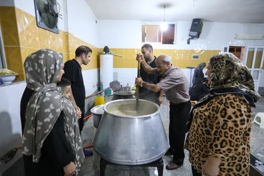 آیین نذری در روستای یادمان