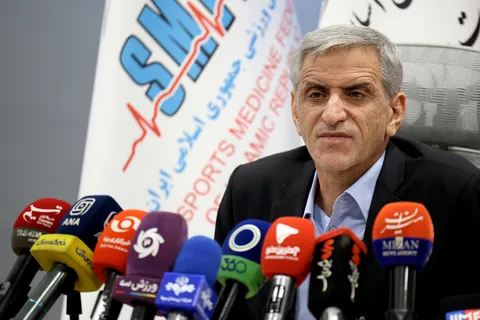 نشست خبری رییس فدراسیون پزشکی ورزشی