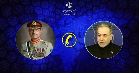 تماس تلفنی وزیر امور خارجه و فرمانده ارتش پاکستان