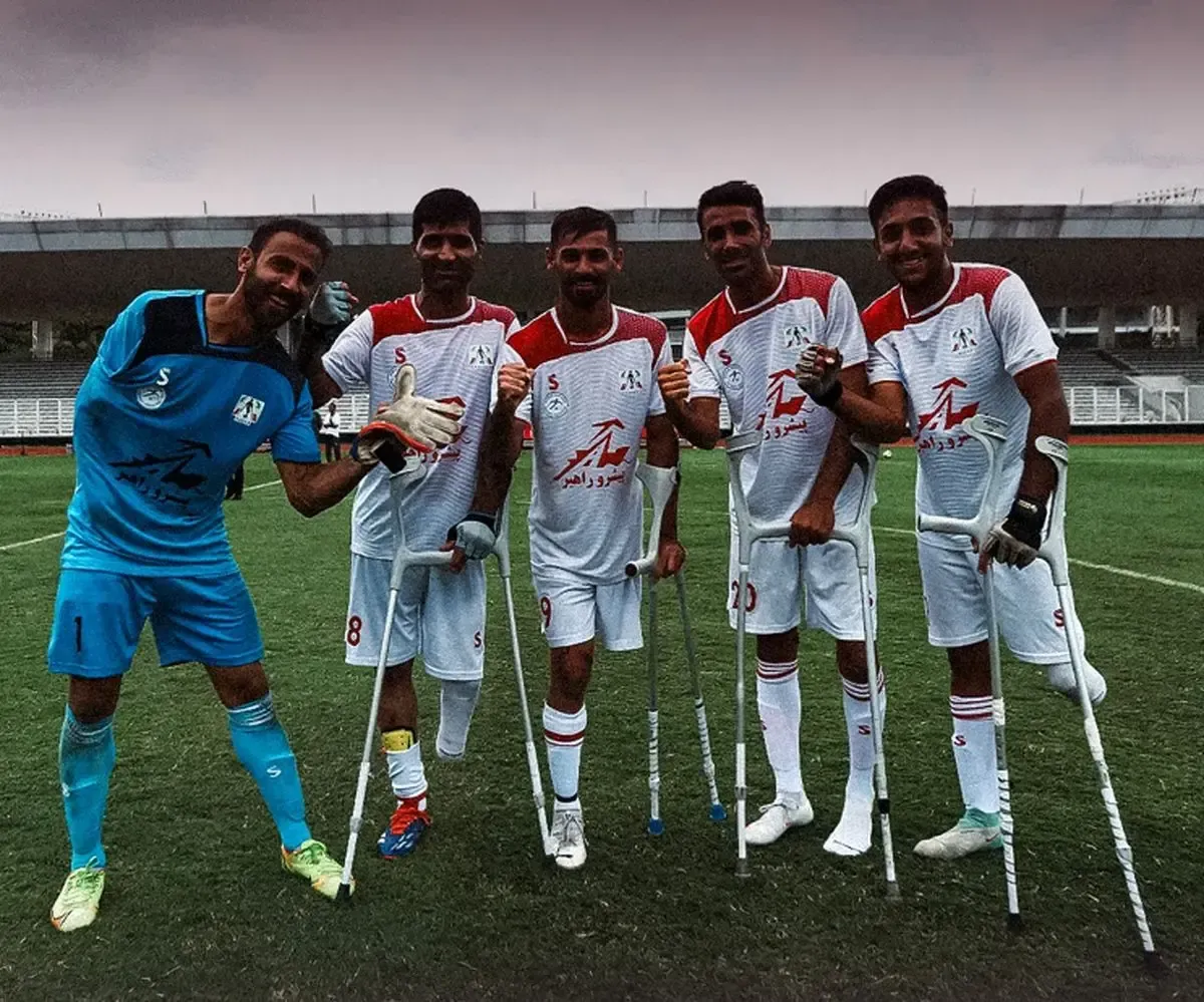 الرسالة التهنئة من وزارة الرياضة والشباب بعد تتويج منتخب إيران لكرة القدم لذوي البتر ببطولة آسيا