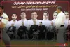 قرائت سوگندنامه جودوکاران اعزامی به بازی‌های آسیایی ناگویا توسط ملی پوش بانوی تیم ملی