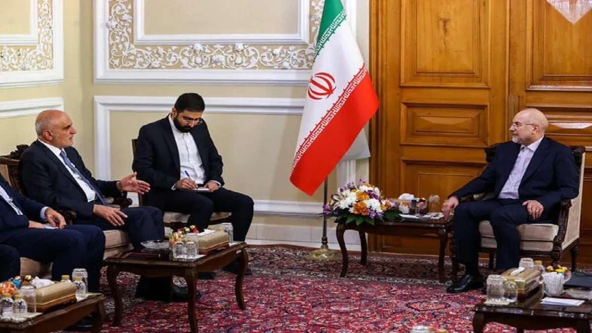 Ghalibaf receives Lebanese Parl. speaker's political deputy