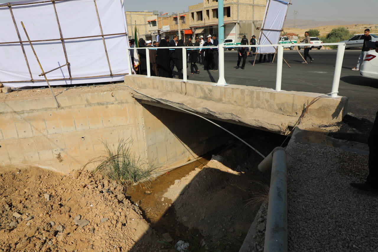 پل جعفرآباد آبژدان اندیکا بهره برداری شد