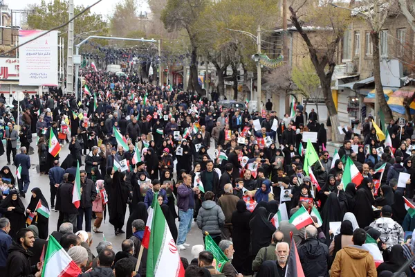 مردم کرمانشاه همگام سراسر کشور در روز قدس خشم خود را به رژیم صهیونیستی و آمریکا خونخوار ابراز کردند