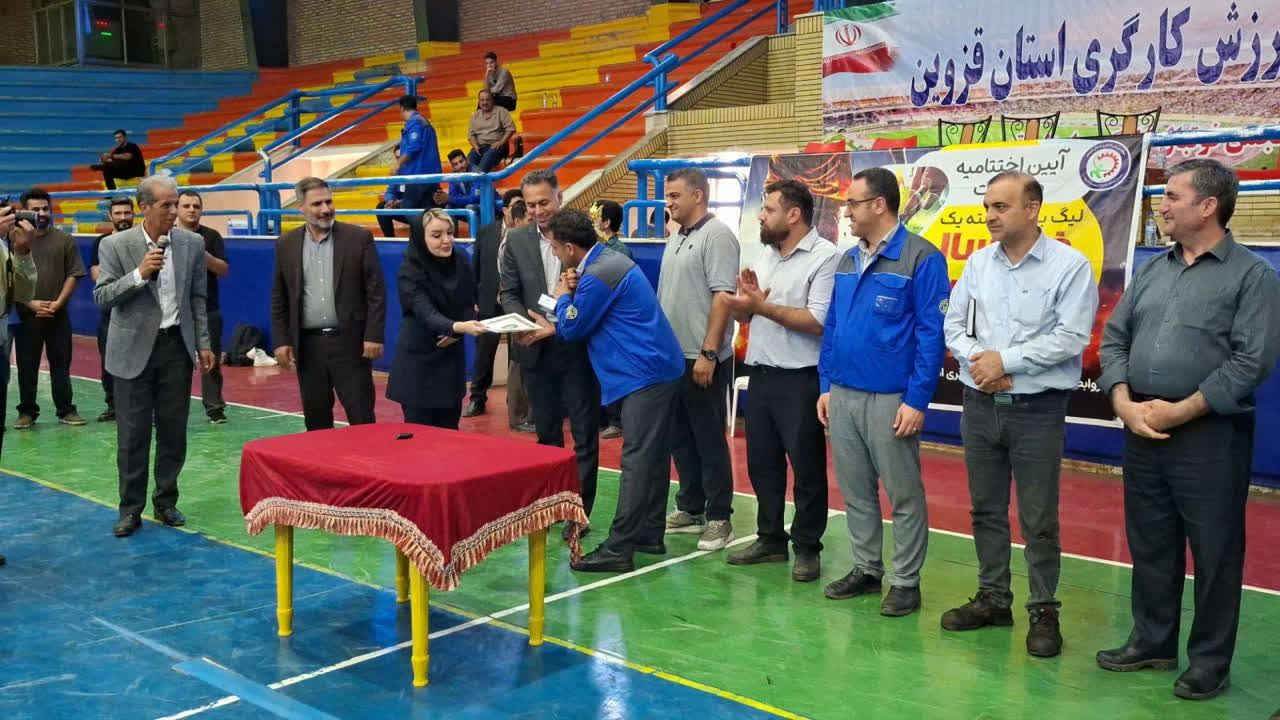 نیرو محرکه قهرمان لیگ برتر فوتسال کارگری استان قزوین شد