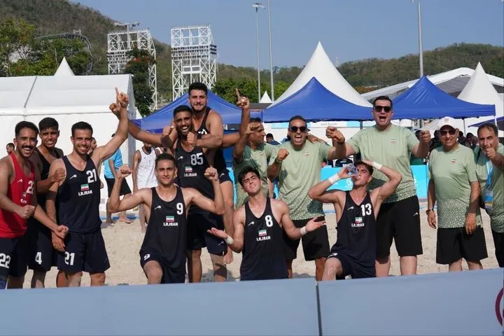 Iran’s Beach Handball Team Claims Gold at Sanya Asian Beach Games