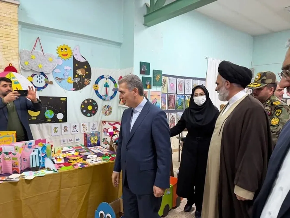 معرض الحرف اليدوية الطلابية تم افتتاحه بمحافظة اذربيجان الغربية