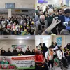 خوزستانی ها با ۱۳ مدال از ناگویا بازگشتند / استقبال از افتخارآفرینان در فرودگاه اهواز