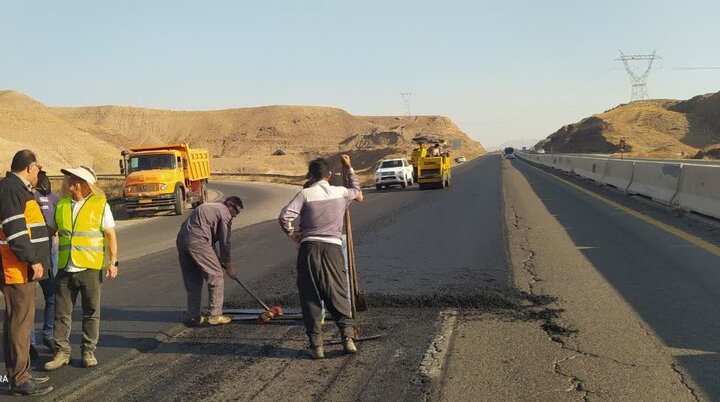 محور قدیم قزوین–رشت در مسیر نوسازی؛ پروژه بهسازی به پیشرفت ۶۰ درصدی رسید