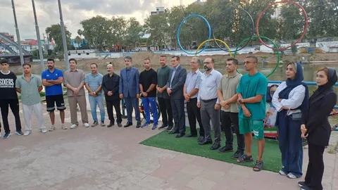 حضور مدیرکل ورزش و جوانان مازندران در اردوی تمرینی ملی پوش قایقرانی