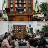دیدار صمیمانه فرماندهان انتظامی غرب و شرق استان تهران 