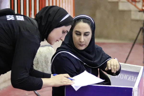 مسابقات تکواندو لیگ نونهالان دختر در کرمانشاه