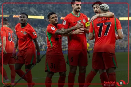 گل اول شباب الاهلی به استقلال توسط لیما