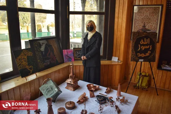 نمایشگاه هنری نقش و نگار در کشمیر هند
