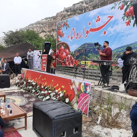 جشنواره شکرانه برداشت انار در اندیمشک برگزار شد