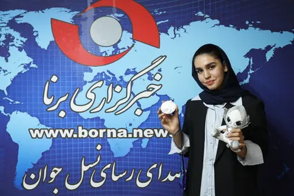 حضور نیکتا جلالوند ملی پوش کبدی بانوان در برنا