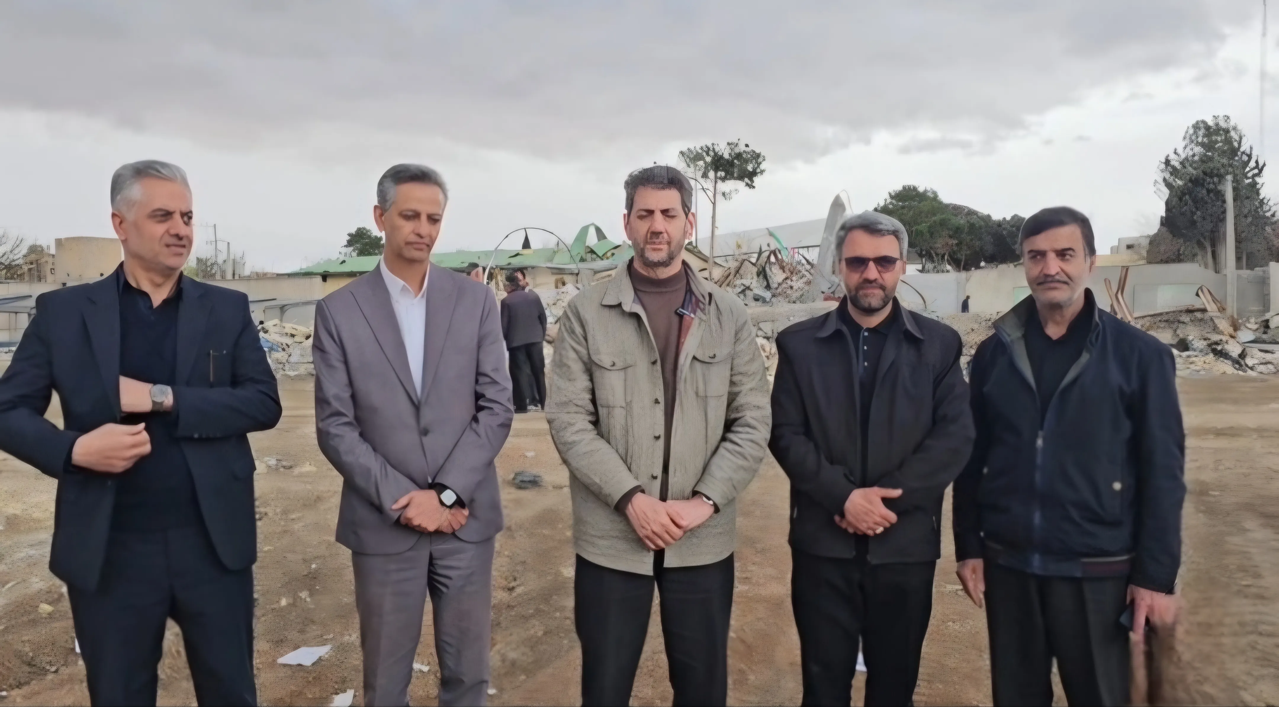 بازدید معاون عمرانی استانداری اصفهان از مناطق آسیب‌دیده زرین‌شهر