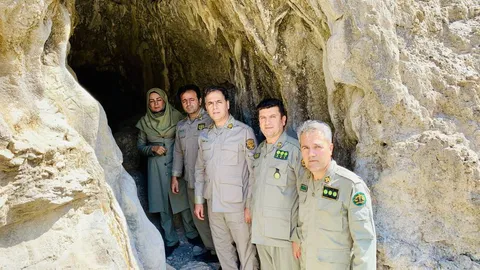 کشف غاری تازه در دل کوه‌های باینگان