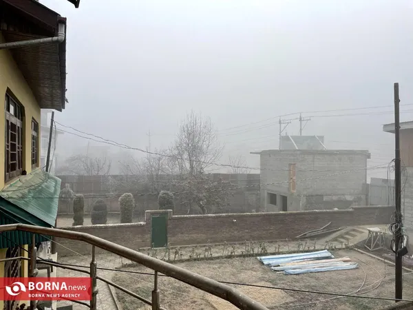 سرمای شدید و مه غلیظ در کشمیر هند