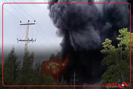 مهار آتش‌سوزی در گاراژ خودروهای اسقاطی جاده خاوران