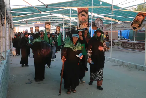 زایران اربعین شلمچه