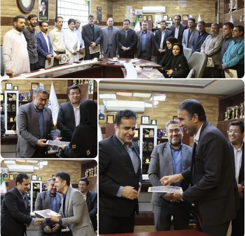 مراسم قدردانی از عوامل حوزه فناوری اطلاعات اداره کل ورزش و جوانان سیستان و‌ بلوچستان توسط مدیرکل