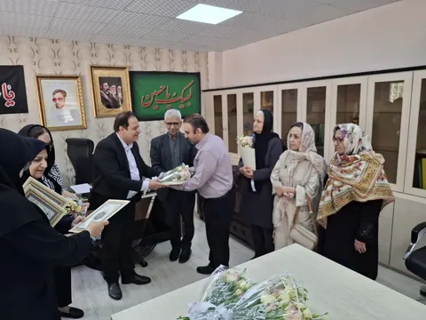 تجلیل مدیر بهزیستی شهرستان کرج از خیرین