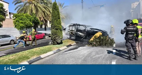 انفجار یک خودرو در حیفا