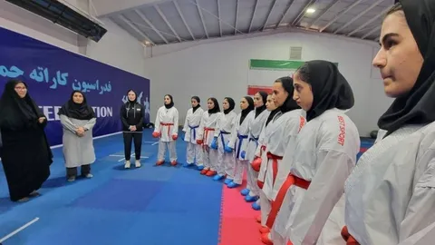 حضور فریبا محمدیان در اردوی کاراته بانوان اعزامی به بازی‌های آسیایی ناگویا
