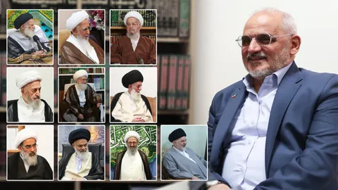 گزارشی از سفر رییس دفتر رییس جمهور به قم و دیدار با مراجع