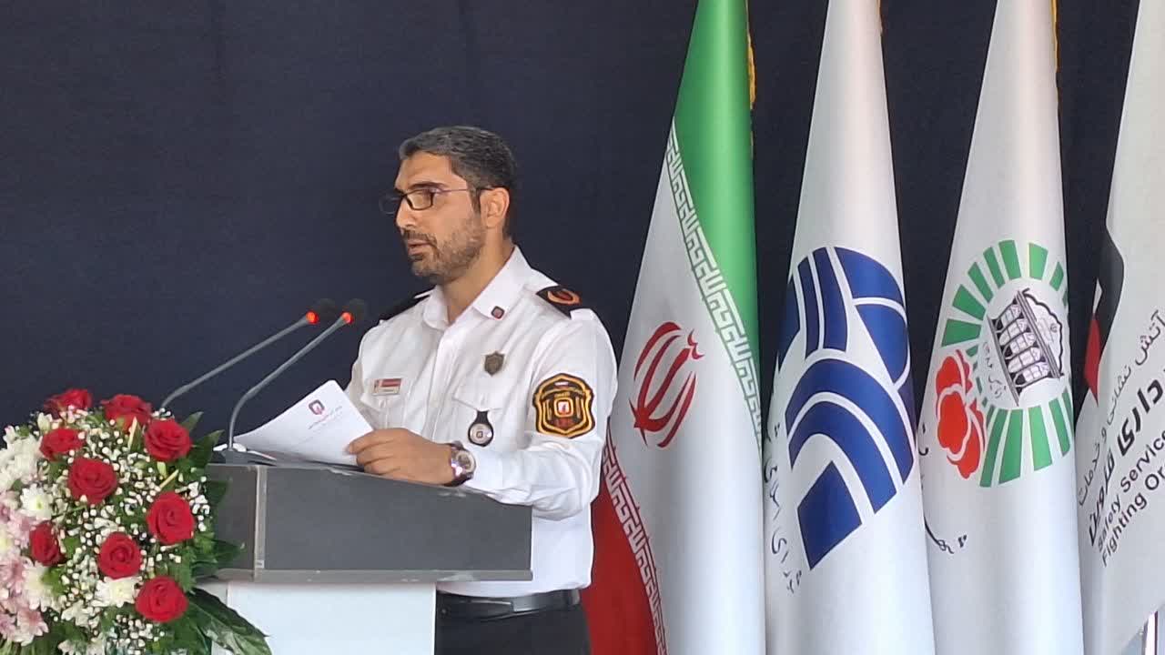 سازمان آتش نشانی قزوین به تجهیزات جدید مجهز شد