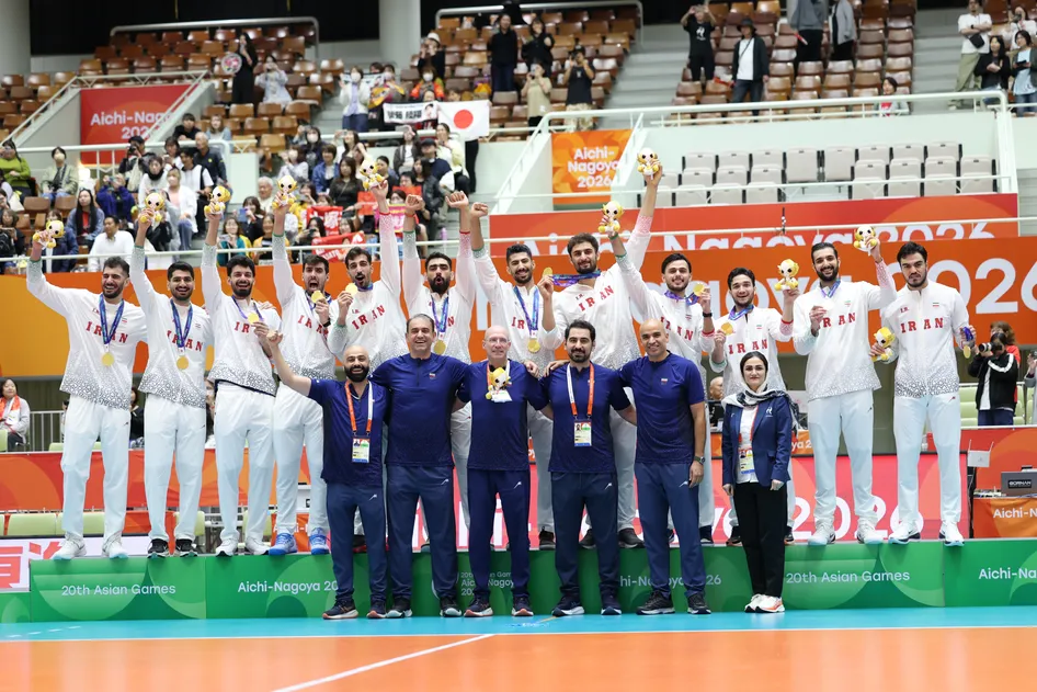 مدال طلای والیبال ایران/ NOGOYA2026