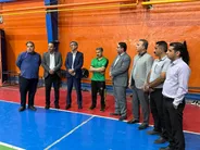 بازدید مدیرعامل شرکت احیا استیل فولاد بافت و سرپرست اداره کل ورزش و جوانان استان کرمان از تمرینات تیم فوتسال باشگاه فولاد بافت