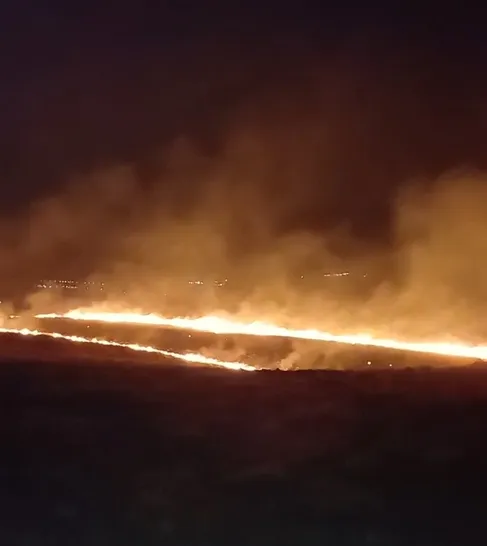 مهار آتش‌سوزی پناهگاه حیات‌وحش قراویز توسط محیط‌بانان سرپل‌ذهاب